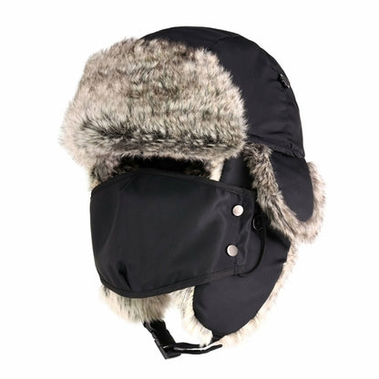 Water-Resistant Winter Hat with Mask