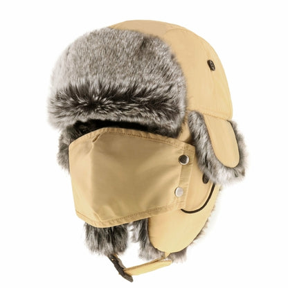 Water-Resistant Winter Hat with Mask