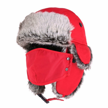 Water-Resistant Winter Hat with Mask