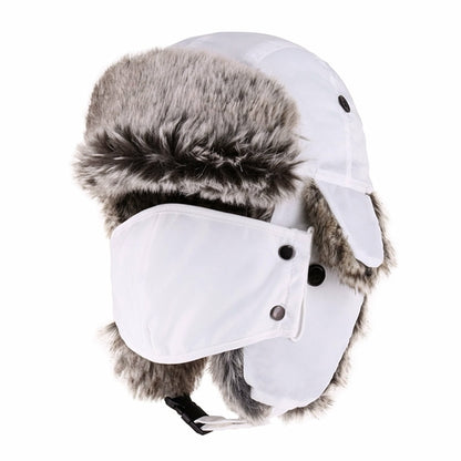 Water-Resistant Winter Hat with Mask